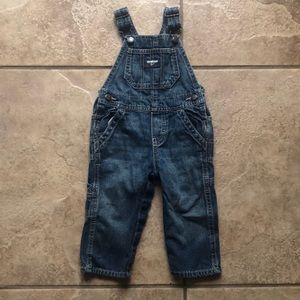 OSHKOSH B’GOSH Denim Overalls size 12M